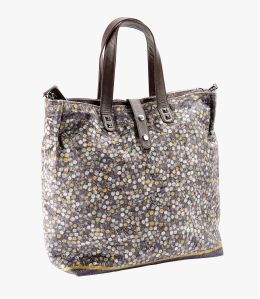 HAPPY MEMO Borsa da donna in viscosa, cotone, pelle 37 x 32 x 15 cm - 1