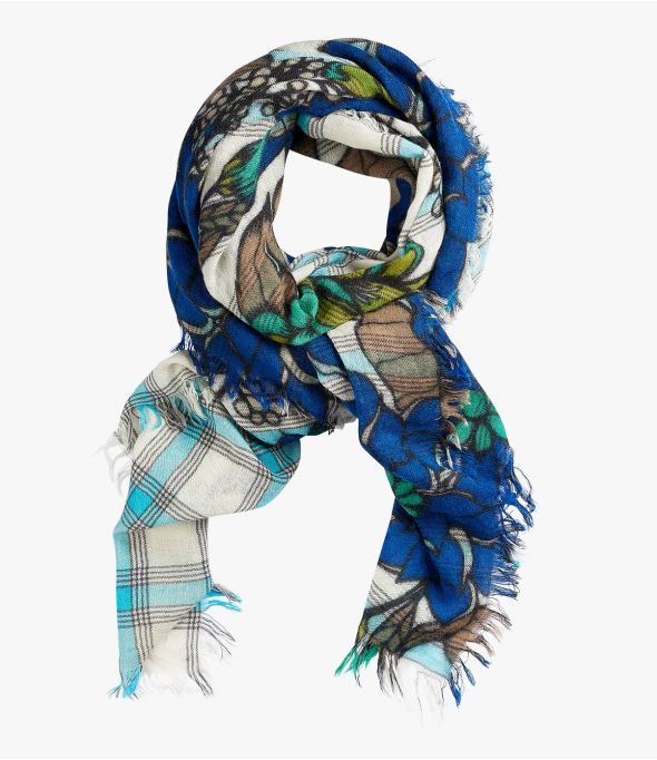 JOSIE Women's Wool, Boiled Silk Scarf 100 x 200 CM - 1