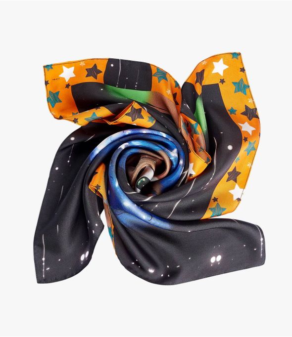 TINA Women's Silk Bandana 65 x 65 CM - 1