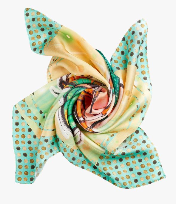 TINA Women's Silk Bandana 65 x 65 CM - 17