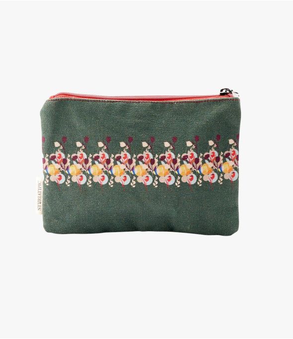 VANITY BRIQUE Damen Clutch Pouch aus Baumwolle, PE 21 x 15 CM - 1