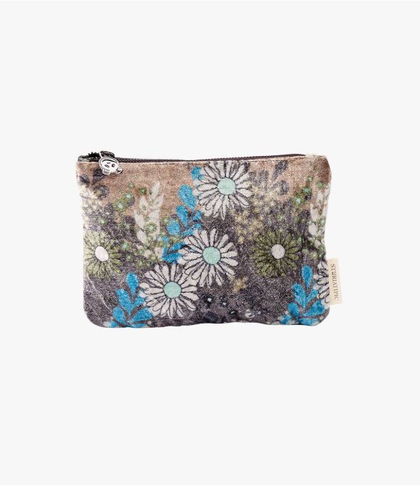 VANITY OLGA Women's Viscose and cotton clutch bag 21 x 15 CM - 1