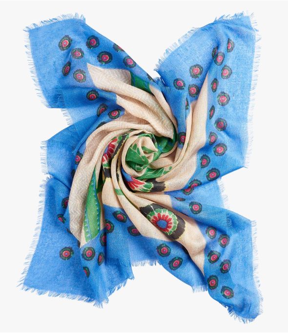 VERA Modal Bandana Kaschmir für Damen 60 x 60 CM - 1