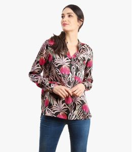 DANA INES Blouse en Modal satin pour Femme - 5