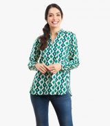 DANA OUMA Blouse en Viscose pour Femme - 6