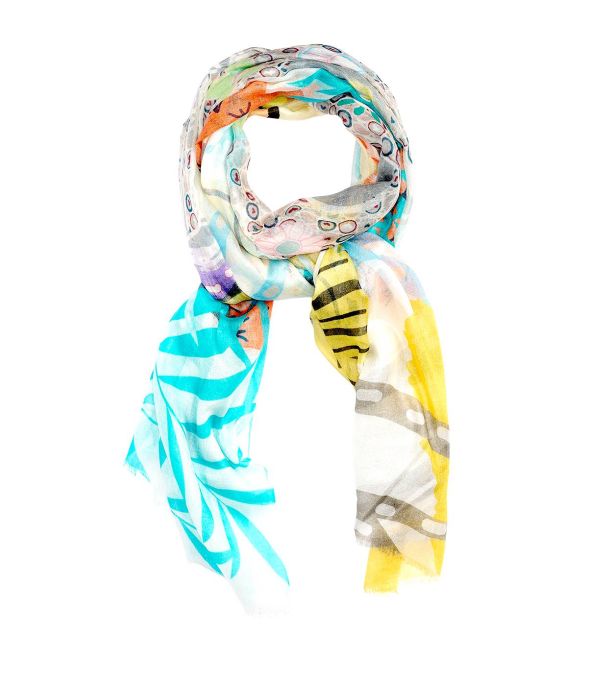 FLORIDA Foulard en Modal, soie pour Femme 100 x 180 CM - 4