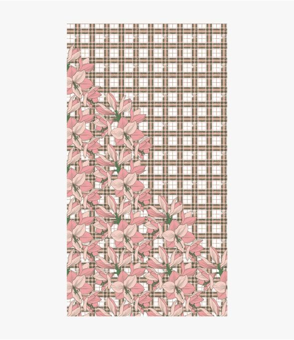 HILDA Foulard en Modal, soie pour Femme 100 x 200 CM - 3