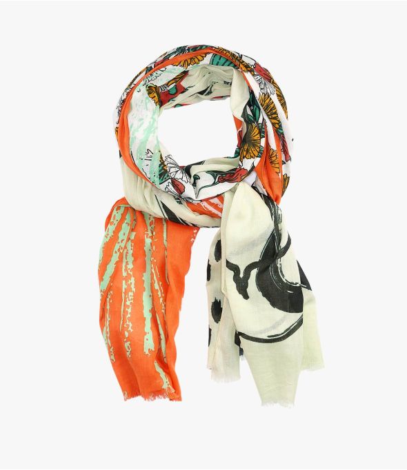 JACKIE Women's Cotton Scarf 100 x 200 CM - 3