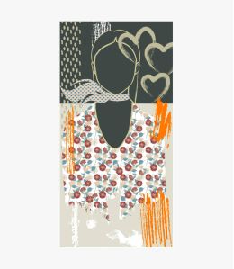 JACKIE Foulard en Coton pour Femme 100 x 200 CM - 9