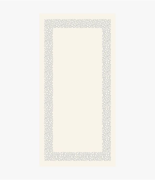 PERLA Foulard en Coton, soie pour Femme 100 x 200 CM - 7