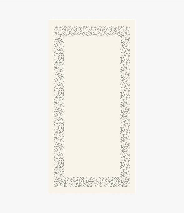 PERLA Foulard en Coton, soie pour Femme 100 x 200 CM - 7