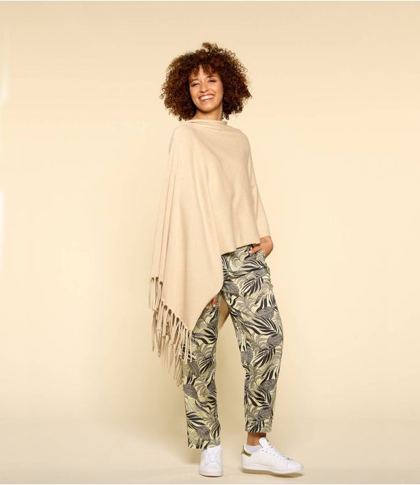 PONCHO BEIGE Katoenen Poncho voor Dames - 1