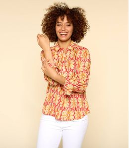 BONI BOHO RED Modal Shirt für Damen - 2