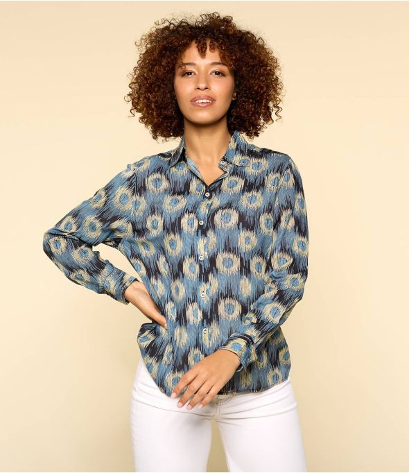 BONI JADE BLEU Modal Shirt voor Dames - 1