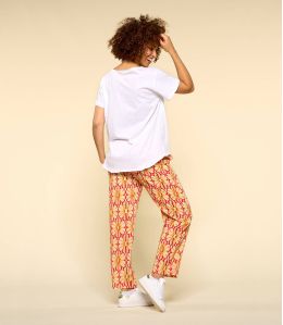 Pantaloni CLYDE BOHO RED Modal da Donna - 2