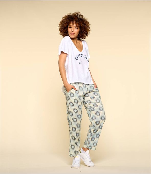 CLYDE JADE CIEL Pantaloni in modal da donna - 1