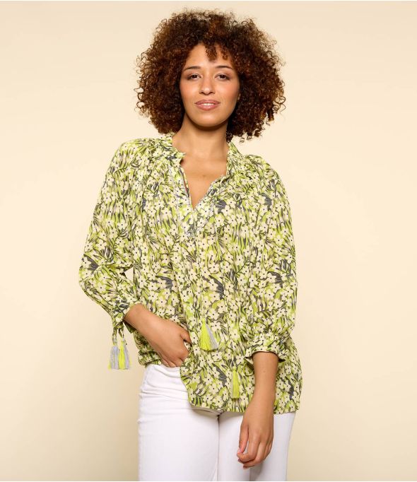 BETI SAKURI ANISE Blusa da donna in cotone - 1