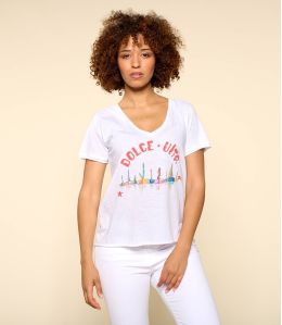 VITA WHITE M-G T-Shirt aus Bio-Baumwolle für Damen - 1