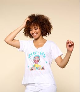 VITA WHITE M-H biologisch katoenen T-shirt voor dames - 2