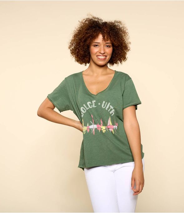 VITA KAKI M-G Women's organic cotton T-shirt - 1