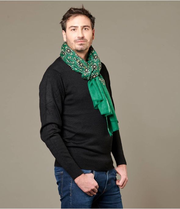 BRIO Men's Wool Scarf 70 x 200 CM - 1