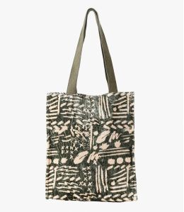 CARRY VELVET KHAKI Viscose, katoenen tas voor dames 35 x 33 x 10 cm - 1