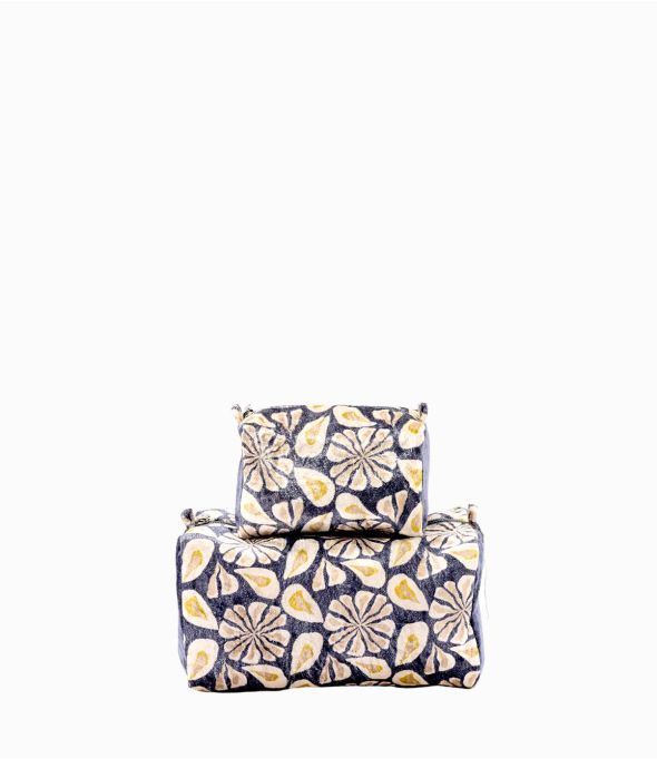 COSM VELVET ADELIE Pochette en Viscose, coton pour Femme 26 x 14 x 14 cm/17 x 7 x 11 cm - 1