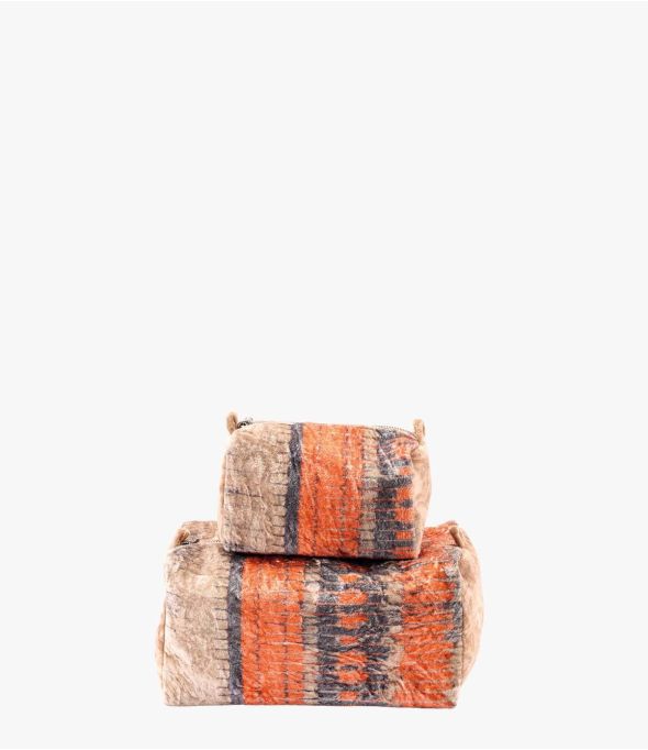 COSM VELVET ORANGE Viscosa da donna, Sacchetto di cotone 26 x 14 x 14 cm/17 x 7 x 11 cm - 1