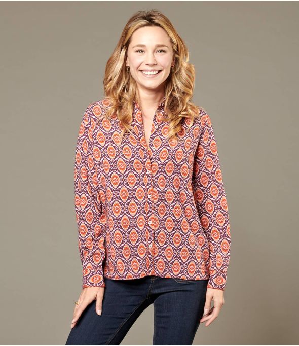 FRAN KALEI CARMIN Women's Viscose Shirt - 1