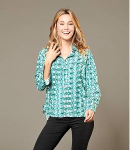 FRAN KARO CANARD Camicia in viscosa da Donna - 1