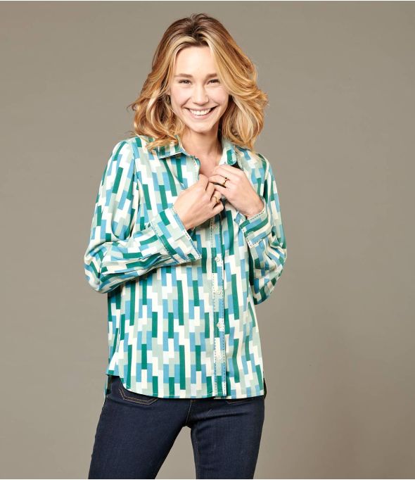 FRAN SCALA CANARD Women's Viscose Shirt - 1