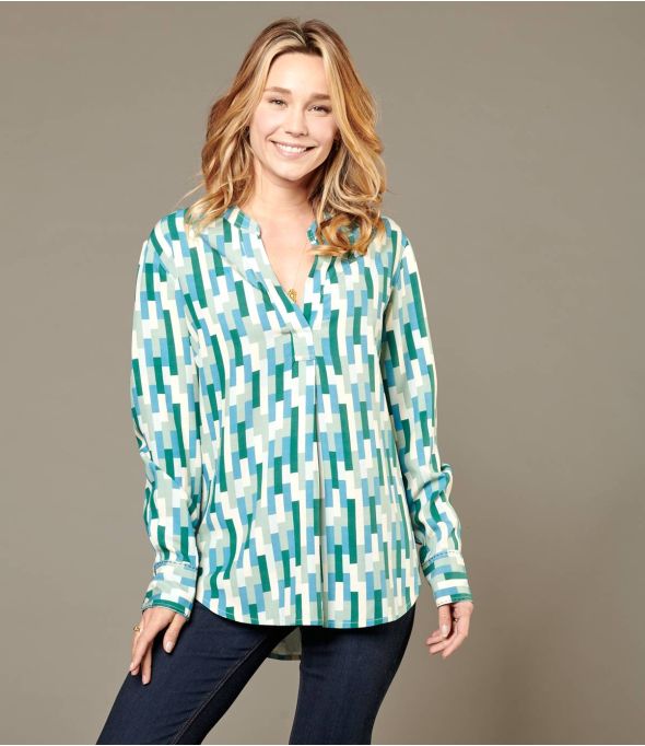 MILA SCALA CANARD Women's Viscose Blouse - 1