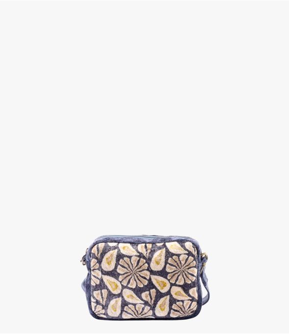 NIGHT VELVET ADELIE Petit sac en Viscose, coton, cuir pour Femme 21 x 15 x 5 cm - 1