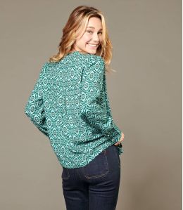 SARA KALEI DUCK Viskosebluse für Damen - 2