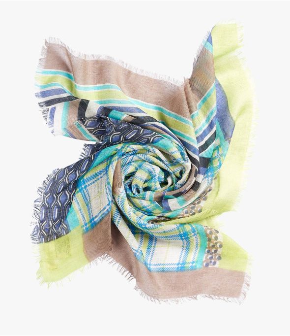 ZIGGY Bandana en Modal, cachemire pour Femme 60 x 60 CM - 1