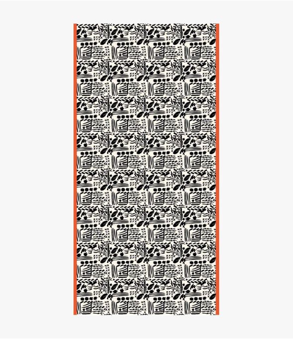 CLEM Écharpe en Laine, nylon pour Femme 100 x 200 cm - 1