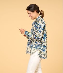 COSY DAISY BLUE aus Baumwolle für Damen - 2