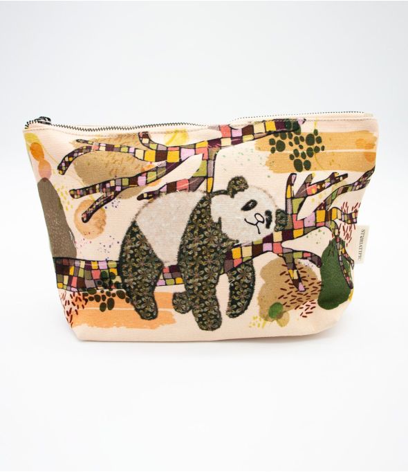 POUCH ROSITA en jute, coton pour Femme 34 x 20 x 10 cm / 21 x 15 x 6 cm - 1