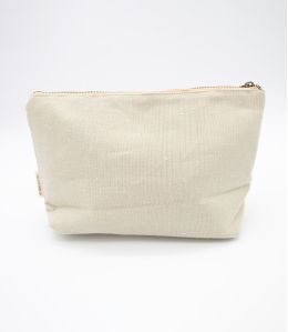 POUCH MICHELE jute, katoen voor dames 34 x 20 x 10 cm / 21 x 15 x 6 cm - 2