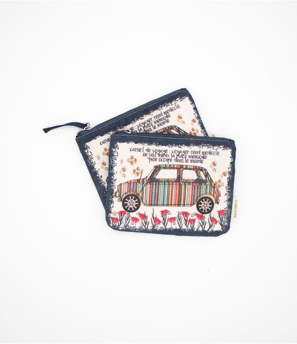 VANITY Fiona Dames Jute Katoenen Clutch 21 x 15 CM - 1