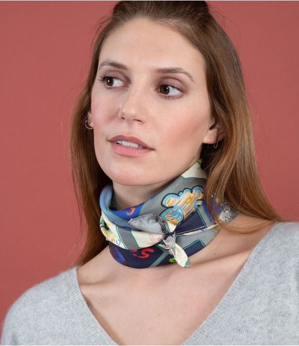 URSULA Zijden Bandana - 1