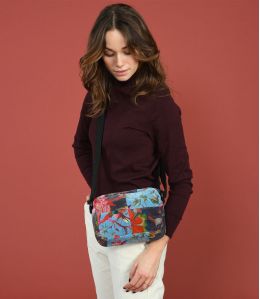 NIGHT PATCHWORK Borsa Piccola in Cotone - 1