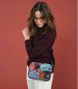 NIGHT PATCHWORK Borsa Piccola in Cotone - 2