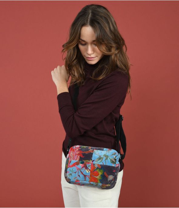 NIGHT PATCHWORK Borsa Piccola in Cotone - 1