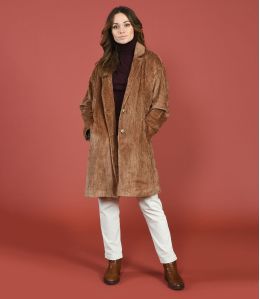 LIV VELVET CAMEL Cappotto in cotone - 2