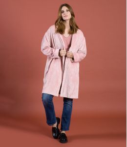 Cappotto in cotone LIV PINK VELVET - 2