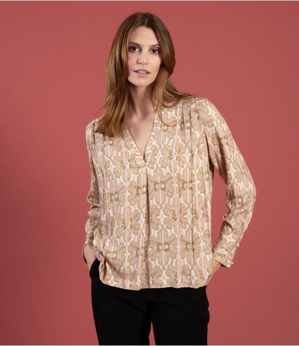 SARA MARGOT ROSE Viscose Blouse - 1