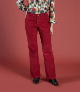 SASHA RED VELVET Pantaloni in cotone - 2