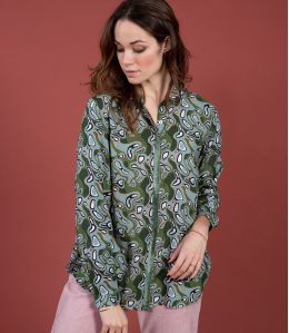 ALEX GREEN LAGOON Bluse aus Modal - 1