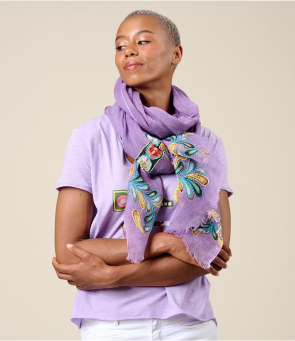 ASTRID Linen scarf - 1